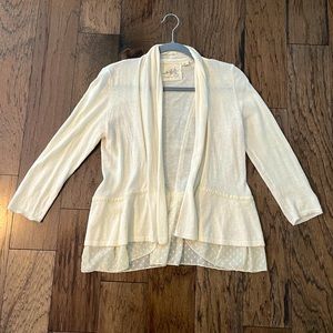 Anthropologie Angel of the North shawl/cardigan